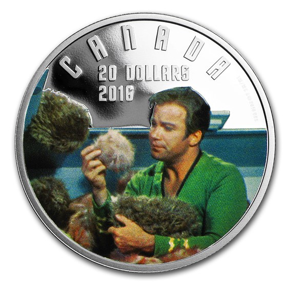 2016 CAN 1 oz Silver $20 Star Trek: The Trouble with Tribbles Prf 2016 CAN 1 oz Silver $20 Star Trek: The Trouble with Tribbles Prf